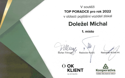 TOP PORADCE OK KLIENT pro rok 2022